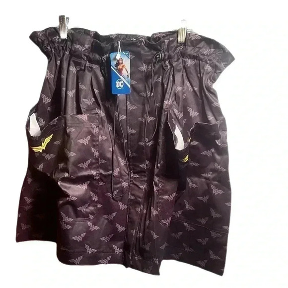 NNT WONDER WOMAN X SHEIN  Plus Allover Print Drawstring Patch Pocket Skirt 1X-4X - Picture 2 of 3